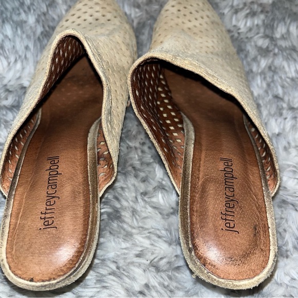 *MUST BE BUNDLED*•Jefferey Campbell• Suede Mules - Picture 3 of 8